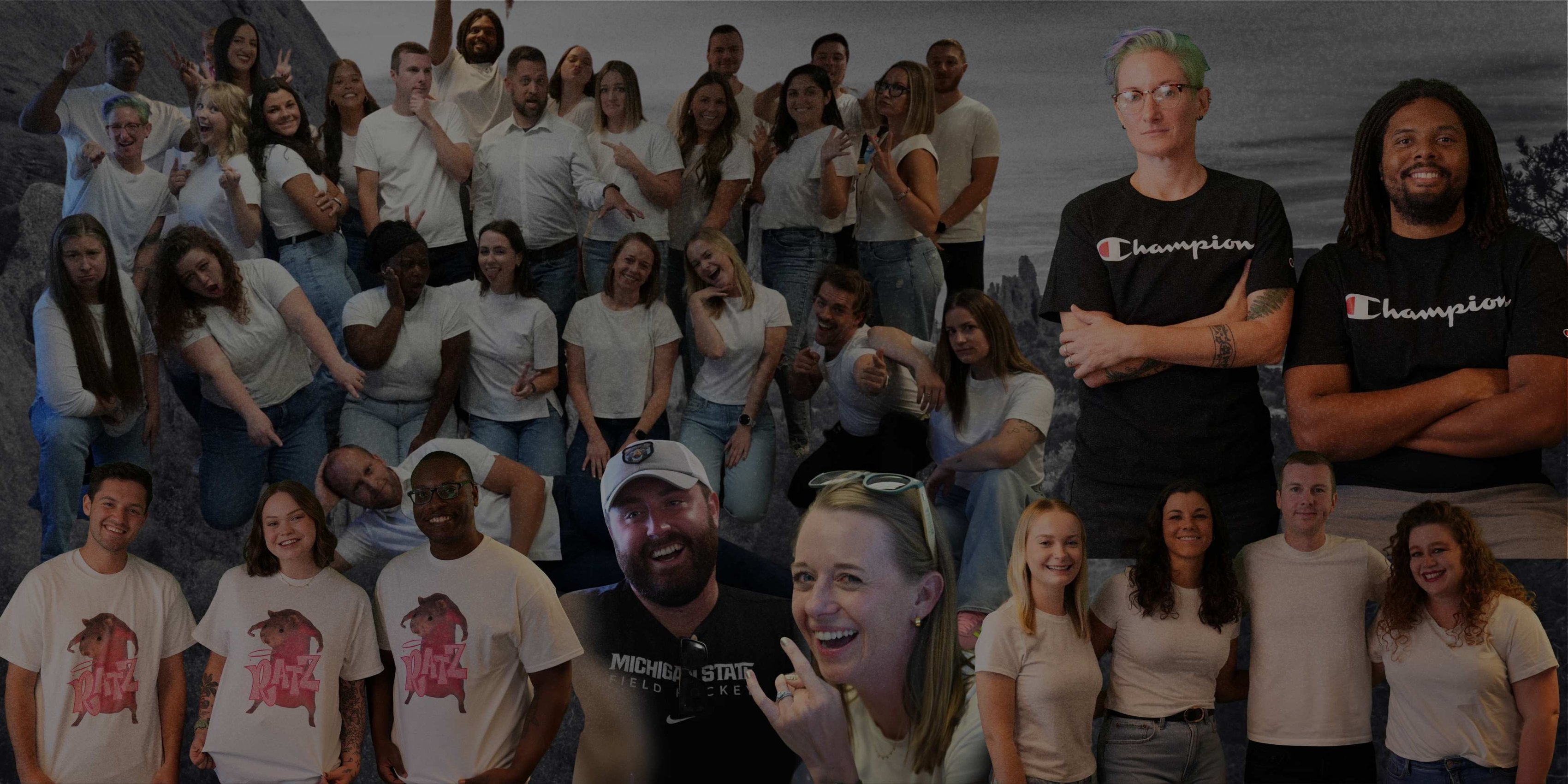 Photos of different teams at Builder Funnel.
