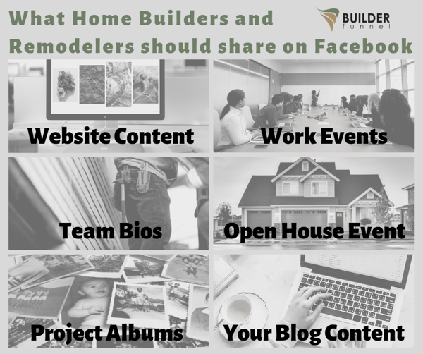 What Home Builders and Remodelers should share on Facebook